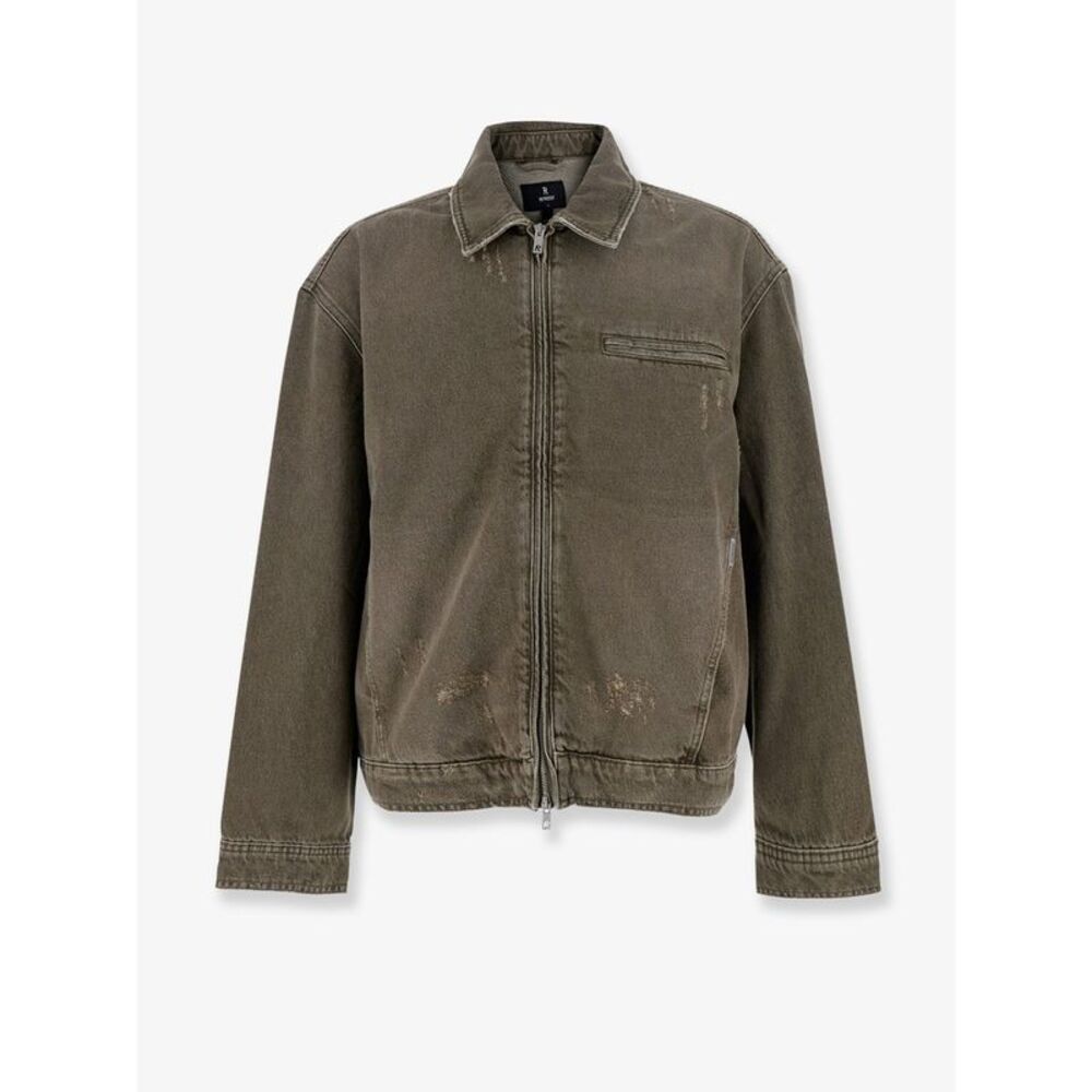 Represent Men Denim Jacket With Distressed Effect